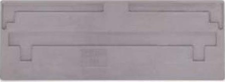 Endplate and partition plate for terminal block Grey 283-350