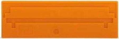 Endplate and partition plate for terminal block Orange 283-352