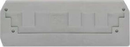 Endplate and partition plate for terminal block Grey 284-308