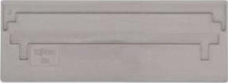 Endplate and partition plate for terminal block Grey 284-309