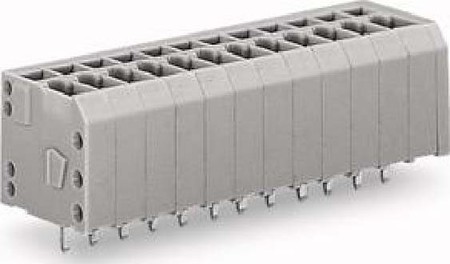 Printed circuit board terminal 12.3 mm 6 1 739-306