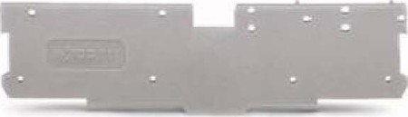 Endplate and partition plate for terminal block Grey 769-303