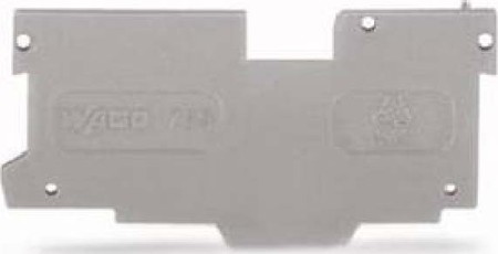 Endplate and partition plate for terminal block Grey 769-307