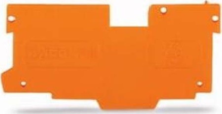 Endplate and partition plate for terminal block Orange 769-308