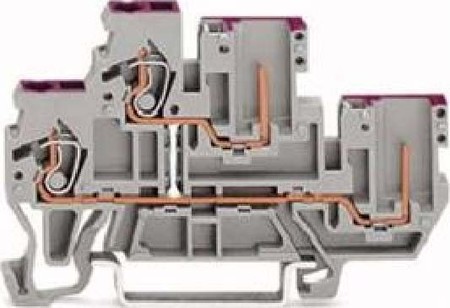 Feed-through terminal block 0.08 mm² 870-108