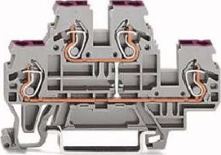 Feed-through terminal block 0.08 mm² 0.08 mm² 870-508