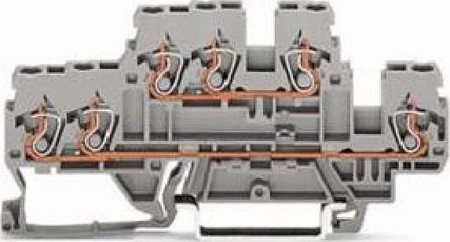 Feed-through terminal block 0.08 mm² 0.08 mm² 870-533