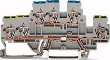 Feed-through terminal block 0.08 mm² 0.08 mm² 870-536