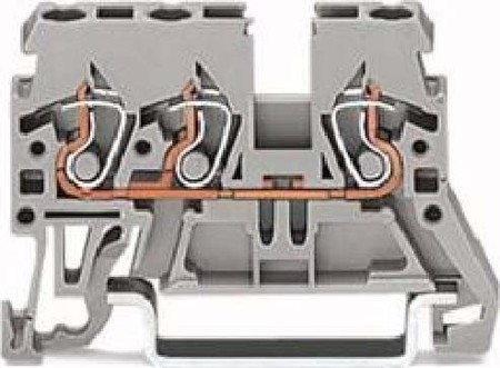 Feed-through terminal block 0.08 mm² 0.08 mm² 870-681