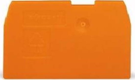 Endplate and partition plate for terminal block Grey 870-933