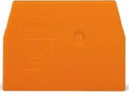 Endplate and partition plate for terminal block Orange 870-947