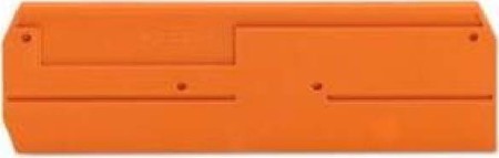 Endplate and partition plate for terminal block Orange 880-346