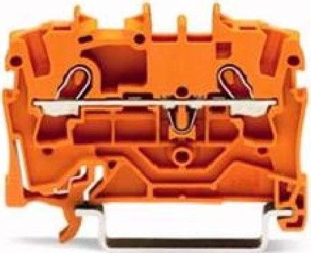 Feed-through terminal block 0.25 mm² 0.75 mm² 2001-1202