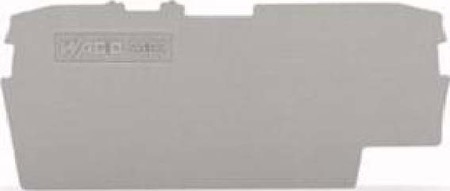 Endplate and partition plate for terminal block Grey 2002-1691