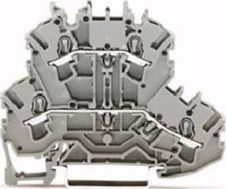 Feed-through terminal block 0.25 mm² 0.75 mm² 2002-2201