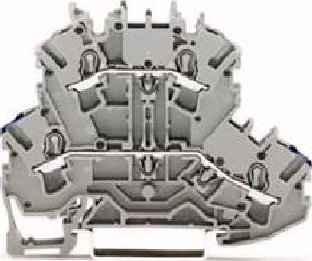 Feed-through terminal block 0.25 mm² 0.75 mm² 2002-2202