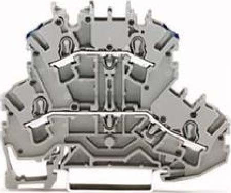 Feed-through terminal block 0.25 mm² 0.75 mm² 2002-2203