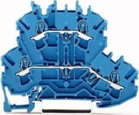 Feed-through terminal block 0.25 mm² 0.75 mm² 2002-2204