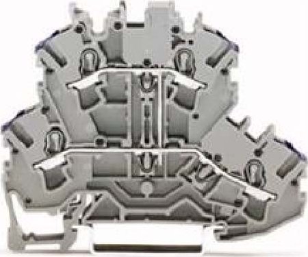 Feed-through terminal block 0.25 mm² 0.75 mm² 2002-2208