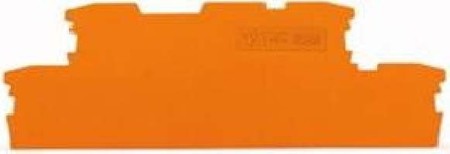 Endplate and partition plate for terminal block Orange 2002-2992