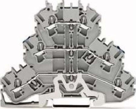 Feed-through terminal block 0.25 mm² 0.75 mm² 2002-3218