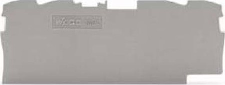 Endplate and partition plate for terminal block Grey 2004-1491