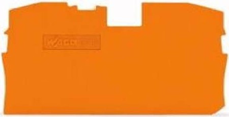 Endplate and partition plate for terminal block Orange 2010-1292