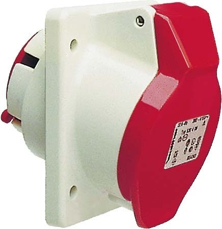 Panel-mounted CEE socket outlet 63 A 4 560409