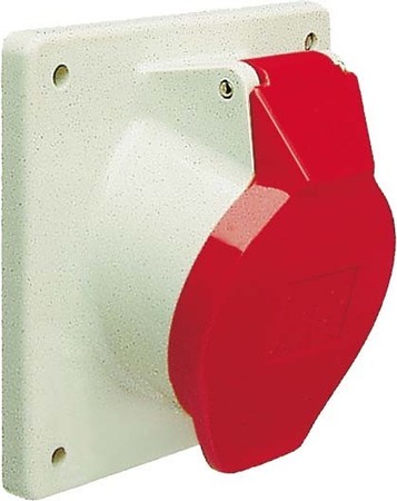 Panel-mounted CEE socket outlet 32 A 5 532