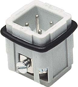 Contact insert for industrial connectors Pin Rectangular 700203