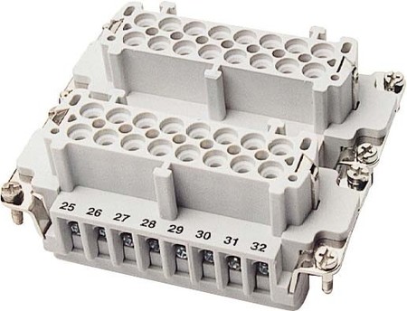 Contact insert for industrial connectors Bus Rectangular 710859