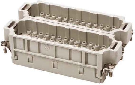 Contact insert for industrial connectors Pin Rectangular 710492