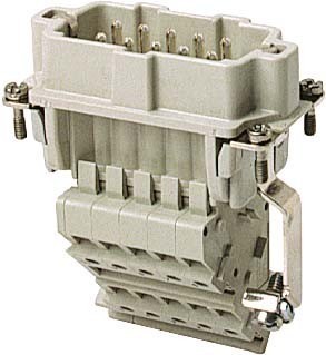 Contact insert for industrial connectors Pin Rectangular 710670