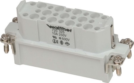 Contact insert for industrial connectors Bus Rectangular 720325