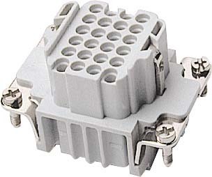 Contact insert for industrial connectors Bus Rectangular 750124