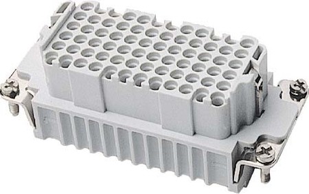 Contact insert for industrial connectors Bus Rectangular 750172