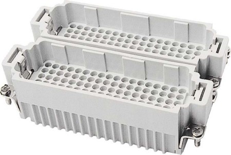 Contact insert for industrial connectors Pin Rectangular 750216