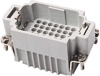 Contact insert for industrial connectors Pin Rectangular 750242