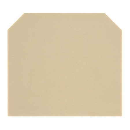Endplate and partition plate for terminal block Beige 0117960000