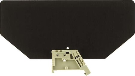 Endplate and partition plate for terminal block Brown 0180700000