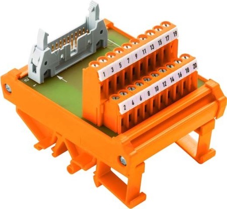 Single- and multi-pole terminal strip  0224261001