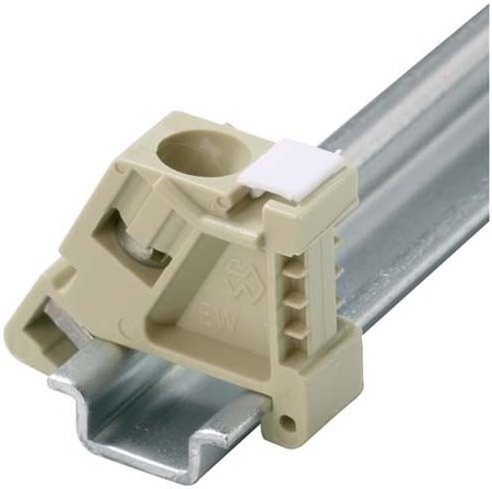 End bracket for terminal block Beige Screwable 0382860000