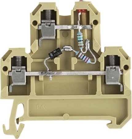 Indicator terminal block 0.5 mm² 0.5 mm² 0.5 mm² 0395960000