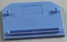 Endplate and partition plate for terminal block  0279580000