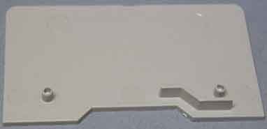 Endplate and partition plate for terminal block Beige 0447260000