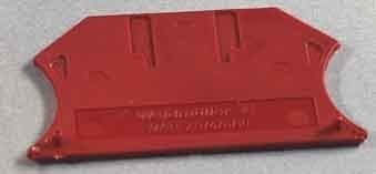 Endplate and partition plate for terminal block Red 1050040000