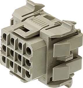 Contact insert for industrial connectors Bus 1413080000