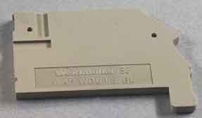 Endplate and partition plate for terminal block Beige 1577330000