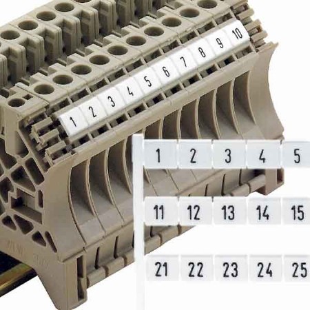 Labelling for terminal block Letters Horizontal 5 mm 0576261203