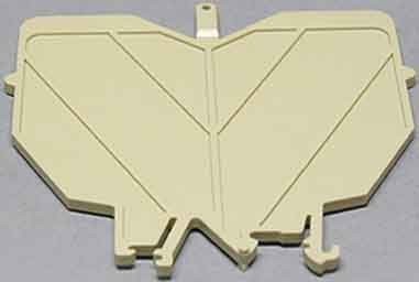 Endplate and partition plate for terminal block Beige 0485760000